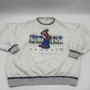 Vtg Genus Goofy Classics Sweater Men’s Size XL Crewneck Pullover USA Walt Disney